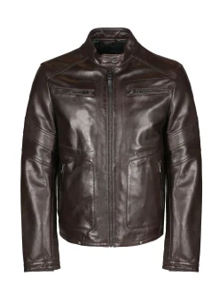 Blouson En Cuir LEERON MOJITO