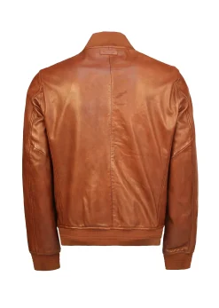 Blouson En Cuir marron STEREO DITY