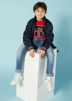 Blouson enfant bleu marine