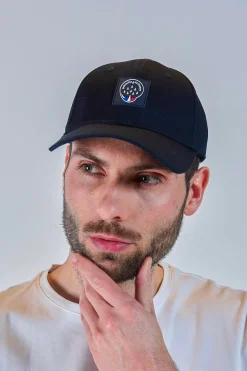 Casquette bleu marine NATION FLY