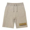 Jogging short enfant gris chiné