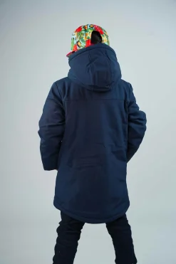 Parka enfant bleu marine