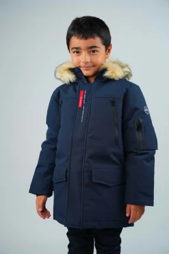 Parka junior bleu marine