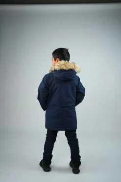 Parka junior bleu marine