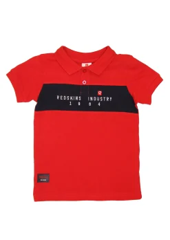 Polo enfant rouge