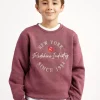 Sweatshirt bourgogne