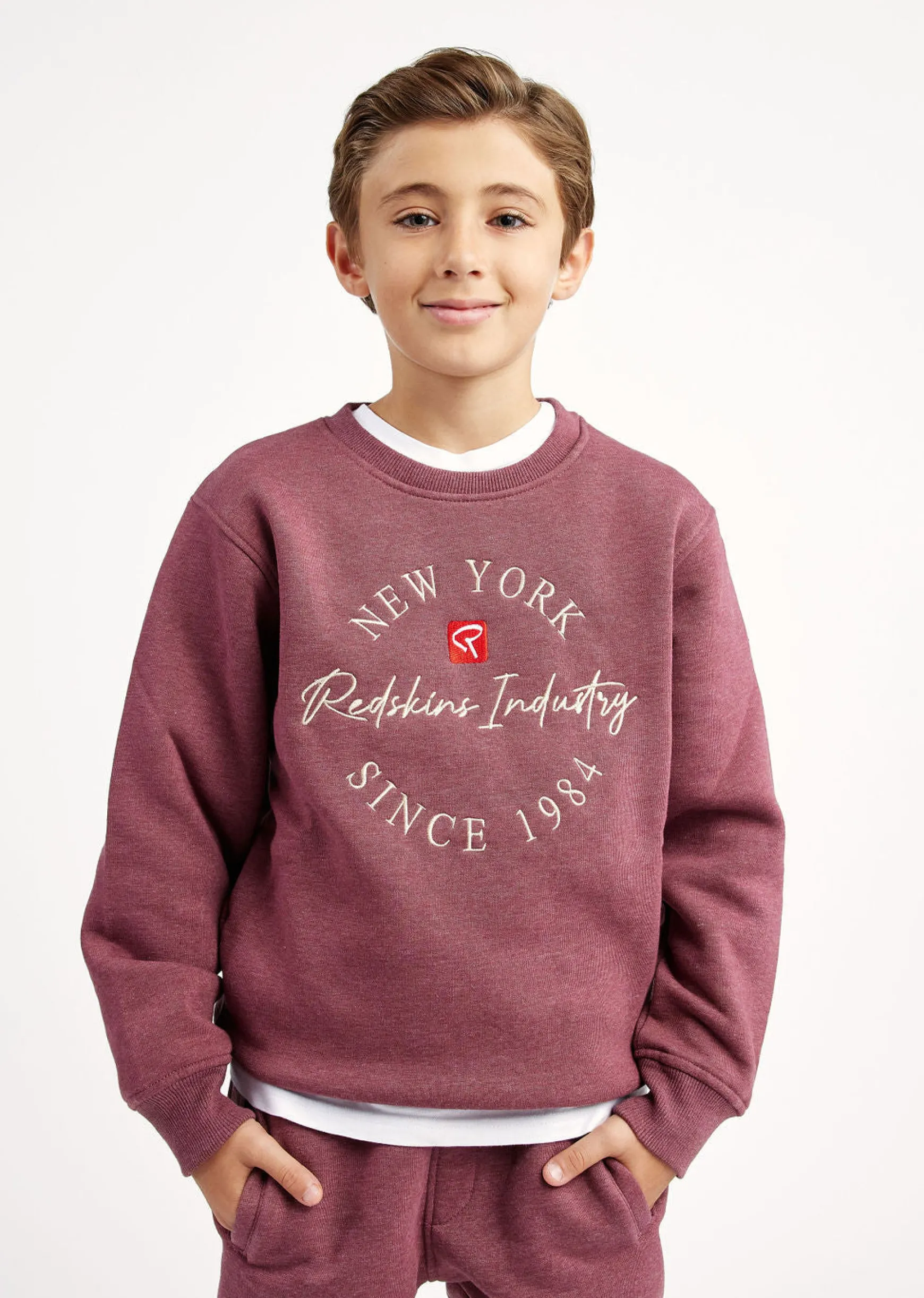 Sweatshirt bourgogne