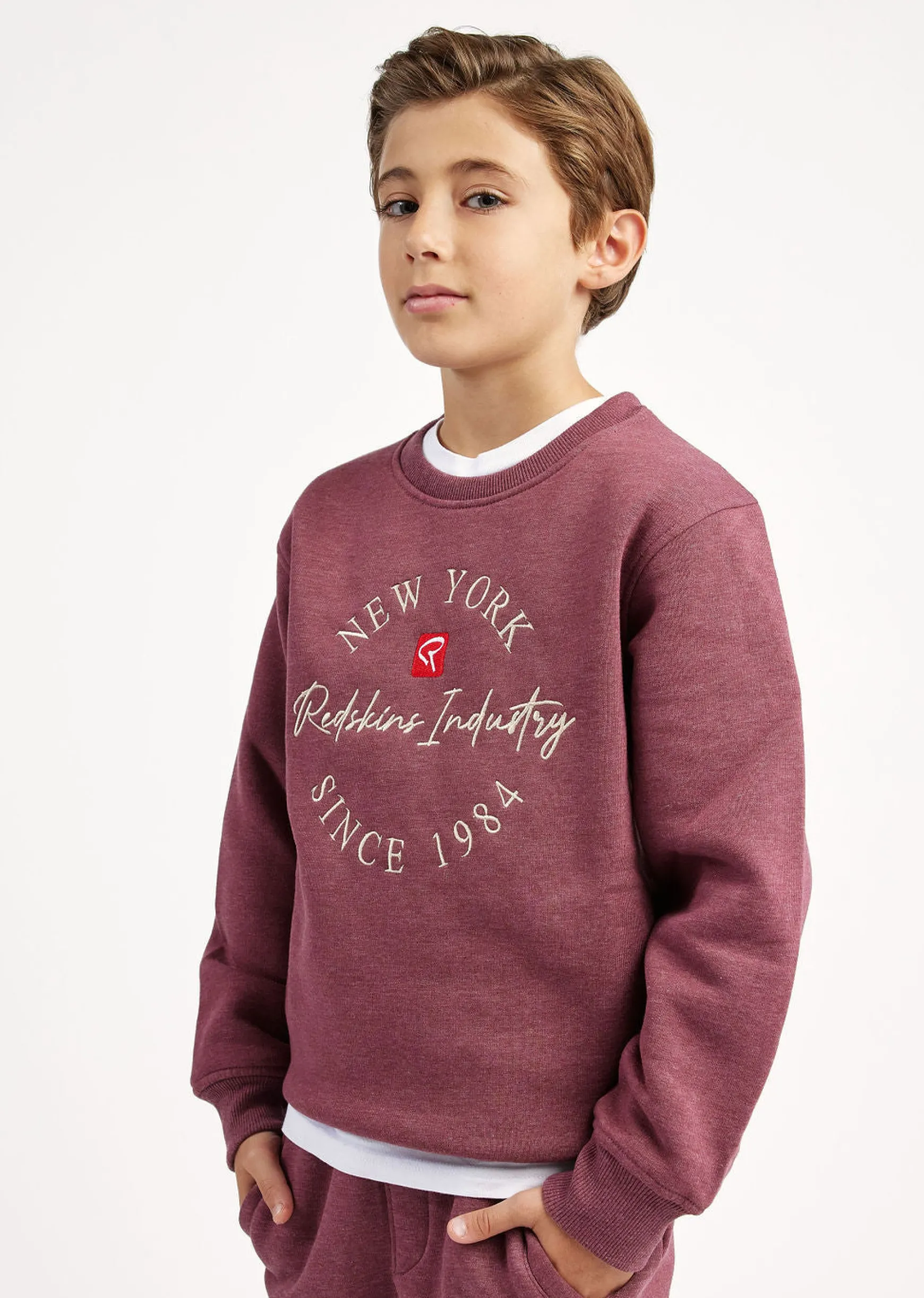 Sweatshirt bourgogne