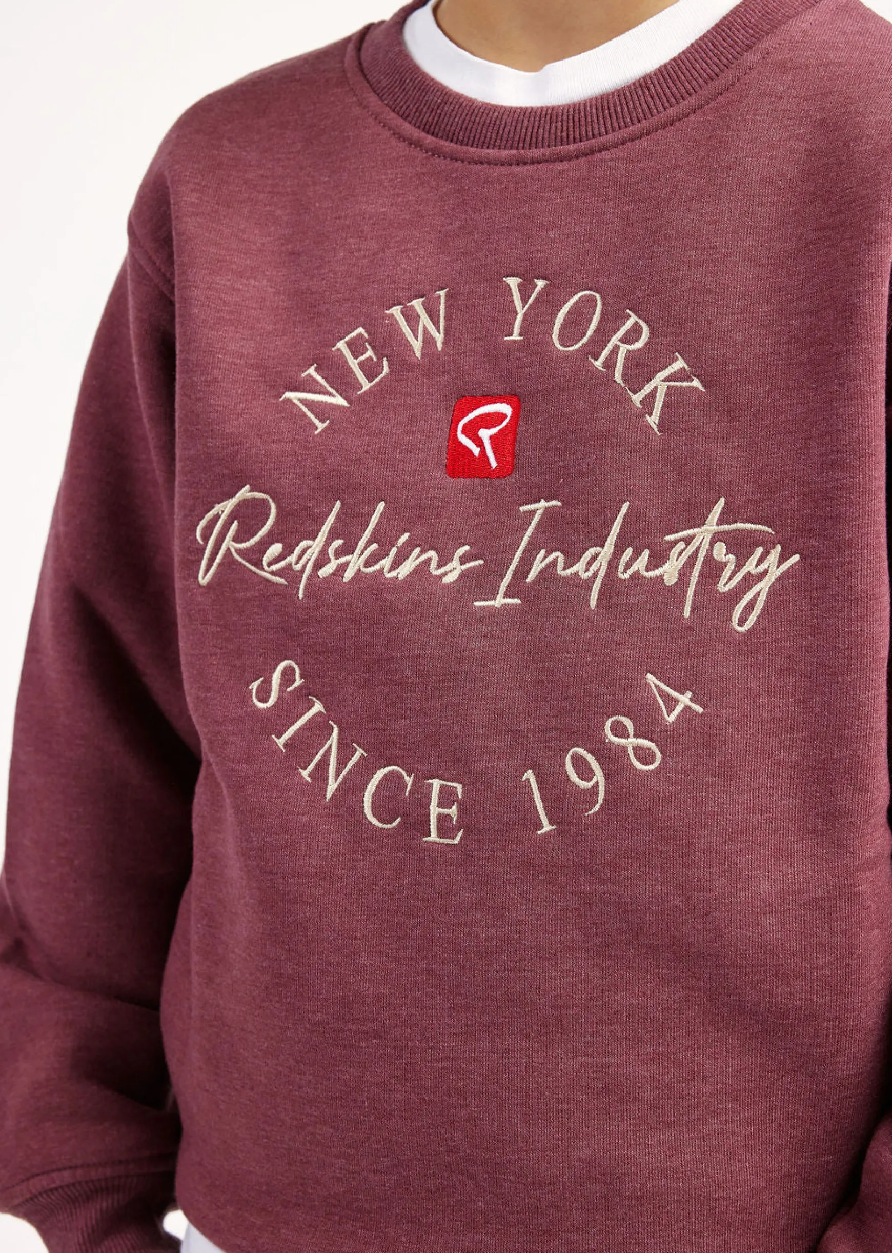 Sweatshirt bourgogne