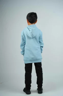 Sweatshirt junior bleu clair