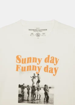 T-shirt blanc STAIR MAPS
