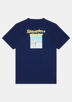 T-shirt bleu marine SUMMER MAPS