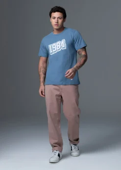 T-shirt bleu marine THEYEAR MARK