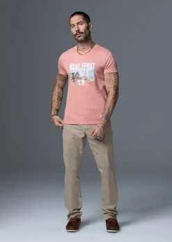 T-shirt rose SPHAX MAPS