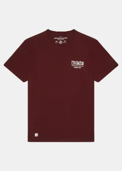 T-shirt rouge STUZ MAPS