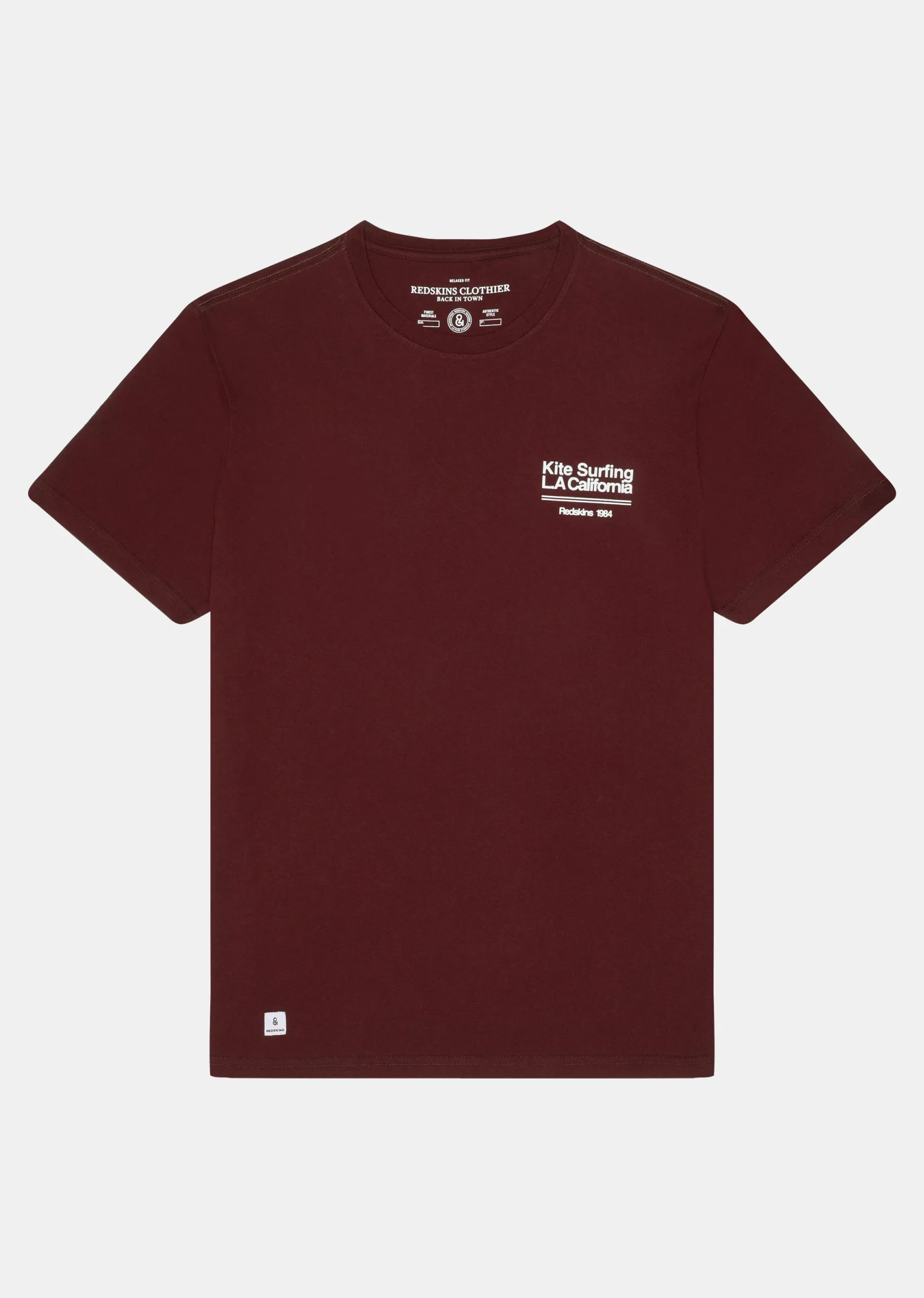 T-shirt rouge STUZ MAPS