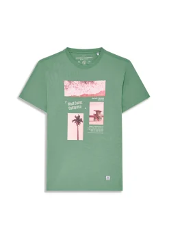 T-shirt vert PALMISLAND MARK